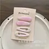 Conjunto de presilhas de cabelo com laço floral coreano e japonês, presilha lateral de desenho animado versátil para meninas, acessório de cabelo fresco e fofo