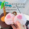 Esponja para Polvo Suelto de Pelo Corto con Forma de Corazón Snow Mary, Esponja para Maquillaje, Esponja para Polvera Compacta de Pelo Corto, Esponja para Fijar el Maquillaje, Herramienta de Belleza