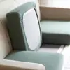 Funda de Cojín para Sofá de Terciopelo de Maíz Color Sólido Simple Funda para Sofá Perezoso Sofá Universal para las Cuatro Estaciones Combinación Individual Doble