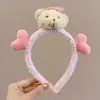 Nuevas diademas de dibujos animados para mujer, diseñadas para lavarse la cara, populares para usar con mascarillas faciales, de ala ancha, sencillas, elegantes y de alta calidad, accesorios para el cabello