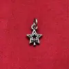 Colgante de varita mágica de dibujos animados de plata de ley S925 lindo accesorio de collar para niña pulsera de cristal hecha a mano para bricolaje