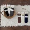 Sapatos, meias femininas estilo coreano, meias xadrez para primavera e outono com laço e renda, meias de princesa para bebê para outono e inverno