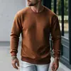 Comercio exterior transfronterizo de Amazon otoño e invierno nuevo suéter casual holgado de cuello redondo de manga larga top para hombre