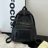 Mochila Transfronteriza Retro Simple de Alta Gama Gran Capacidad Nueva Moda Casual Versátil para Viajes al Trabajo Bolsa para Computadora Bolso de Doble Hombro