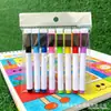 Marcadores de quadro branco coloridos apagáveis para crianças fáceis de apagar canetas apagáveis à base de água pretas canetas magnéticas para quadro branco para professores uso no escritório
