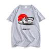 Camiseta de Algodón Puro Initial D Drift Racing Rx-7 Takumi Fujiw