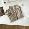 Nova Camiseta Básica de Lã Tencel para Primavera e Outono, Camiseta Redonda Macia e Confortável para Mulheres, Top Solto e Versátil