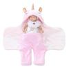 Comércio Exterior Transfronteiriço Novo Inverno Dupla Camada Flanela Unicórnio Cobertor Espessado Swaddle de Bebê Personalizado Dropshipping