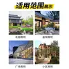 Luces de Jardín Estilo Antiguo para Exteriores, Luces Solares para Jardín, Cabezales de Luz para Jardín, Farolas de Jardín, Luces LED para Paisajismo de Parques y Villas