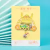 Imanes para Refrigerador Culturales y Creativos de Guizhou Área Escénica de la Ciudad Personalizados Souvenirs Creativos Abrebotellas Metal Arena Líquida Imanes para Refrigerador Atracción Magnética