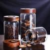 Etiquetado Personalizable Transfronterizo Vaciado Automático Cáscara de Mandarina Grano de Café Tarro Sellado para Remojar Vino Tarro de Almacenamiento de Vidrio Borosilicatado Alto