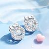 Nuevos Aretes Colgantes de Hello Kitty de Dibujos Animados para Mujer Diseño Nicho Inteligente Corazón Lazo Gato KT Aretes Distintivos