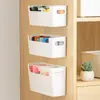 Caja de almacenamiento de ropa interior con acabado de plástico para colgar en la pared del inodoro, sin perforaciones, para calcetines