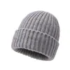 Fabricante Europeu e Americano de Fonte Quente Transfronteiriça Chapéu de Tricô para Mulheres Chapéu Bucket Bordado Personalizado Chapéu de Lã de Inverno para Homens