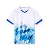 Roupas de Badminton Camiseta de Manga Curta de Secagem Rápida Roupa Esportiva para Corrida Fitness Masculina e Feminina Manga Curta Respirável de Secagem Rápida Roupa de Competição