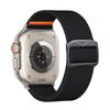 Correa de Hebilla de Cuero de Vaca de Nylon Elástico Adecuada para Bandas de Muñeca Apple Watch 11, Huawei Fit5, Gt6, Samsung, Xiaomi, Redmi