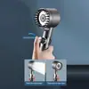 Cabezal de Ducha con Filtro de Alta Presión, 3 Modos de Rociado Ajustables con Cepillo Masajeador, Grifo de Lluvia, Accesorios de Baño