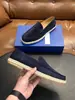 Comercio Exterior Venta Caliente Zapatos de Pescador sin Cordones Parte Superior de Gamuza de Piel de Vaca Suela Suave Mocasines Transpirables Diarios para Hombre