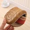 M-1 Sandalias de Lino a Rayas Onduladas para Fondo de Lavabo de Primavera y Otoño de Algodón Lino para Interior Hogar Cuatro Estaciones