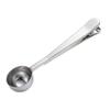 Cuchara Medidora de Acero Inoxidable 304 y Pinza Selladora Cuchara de Doble Propósito Cuchara para Café Pinza Selladora de Uso Múltiple Cuchara Medidora para Granos Pinza para Bolsa