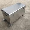 Caja de herramientas de acero inoxidable 304 con ruedas engrosada pequeña grande caja de herramientas de ferretería caja de almacenamiento caja de almacenamiento