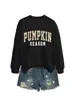 Amazon eBay sitio independiente casual cómoda elegante temporada de calabaza sudadera floral de calabaza para mujer