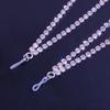 Europa y Estados Unidos transfronteriza nueva cadena de pezón sexy de diamantes de imitación moda cadena corporal de diamantes completos mono cadena corporal para mujer