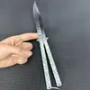 Venta Directa de Fábrica hoja sin abrir mariposa práctica cuchillo de sacudir la mano entrenamiento ejercicio de mano cuchillo mariposa juego cuchillo de juguete