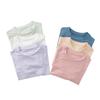 Camiseta de Manga Corta para Niña Atuendo de Verano Elegante Top Delgado de Color Sólido para Niños Pequeños Sin Mangas Versátil Ropa de Bebé Super Linda