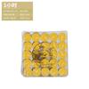 Lámpara de mantequilla de 1 hora, 100 tabletas, lámpara de adoración de Buda, lámpara de adoración de mantequilla para el hogar, lámpara Everbright, lámpara de vela pequeña, flor de loto del tesoro