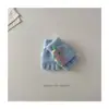 Guantes de Dibujos Animados Lindos para Niños de Medio Dedo Otoño e Invierno A prueba de Frío Guantes Gruesos sin Dedos Guantes para Bebé con Tapa para Escribir