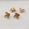 Estilo Antiguo Cobre Fundido 8mm Pequeña Flor Estambre Colgante Hanfu DIY Pasador de Pelo Accesorios Materiales Vaina de Loto Estilo Chino Estilo Étnico