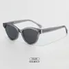 Tablero texturizado alta protección UV gafas de sol polarizadas montura negra patillas ojo de gato cuadradas redondas gafas de sol TR90