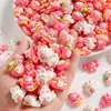Acessórios de Resina com Personagens de Desenho Animado e Animais Artesanais DIY Cola de Chantilly Capa de Celular Fivela para Tênis Furado Material para Joias