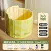 Cubo de Baño Plegable con Respaldo, Cubo de Baño Plegable de Temperatura Constante Engrosado para Adultos, Cubo de Baño Plegable para el Hogar