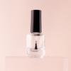 Frasco de esmalte 15ml cosméticos escuros engarrafados pincel frasco de vidro para unhas marrom amostra frasco vazio atacado