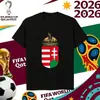 Camiseta Estampada con Logo de Equipo de la Copa del Mundo 2026 La Más Vendida en Amazon Casual de Manga Corta Talla Europea