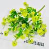Gipsofila Artificial 6 Galhos Branco Neve Flores Decorativas Plástico Buquê de Flores Artificiais Atacado Fabricante Em Estoque Buquê Decorativo
