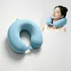 Almohada Refrigerante en Forma de U para Verano con Espuma Viscoelástica, Logo Personalizable, Rebote Lento, Almohada en Forma de U para Viaje en Avión, Almohada Cervical en Forma de U para Dropshipping