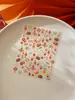 Pegatinas para Uñas con Relieve de Cara de Dibujos Animados y Gato con Líneas Lindas y Adhesivo Posterior Pegatinas Decorativas para Uñas Accesorios para Uñas