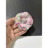 Tela de Microfibra Estampada Elegante de 6.6cm Flor Camelia Flor Pequeña Fragante Joyería Flor para Zapato Broche de Solapa Pinza para el Cabello Broche