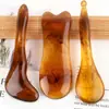 Palo de Masaje Facial Lifting, Cepillo Meridian, Herramienta de Belleza para Puntos de Acupuntura de Pies, Bolígrafo de Acupresión, Tabla Raspadora de Masaje para la Salud de Resina