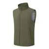 Chaqueta Casual para Exteriores con Cuello Alto, Chaleco Soft Shell, Chaleco Personalizado para Ropa de Trabajo, Logo Impreso, Camisa Publicitaria Bordada