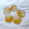 Colgante de Paz de Ágata Colorido Tipo Hielo, Amuleto de Paz con Forma de Caramelo de Calcedonia, Calabaza, Candado de Nube Auspiciosa, Colgante de Jade Zorro