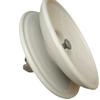 Aislador de porcelana tipo disco de suspensión XWP3-70, aislador de tensión de cadena, tipo disco cerámico para líneas de alta tensión en exteriores.