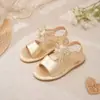 Sandalias de Mariposa para Niñas Verano Playa Diarias Zapatos Infantiles Correa Trasera Velcro Suela Suave Antideslizantes Zapatos de Princesa