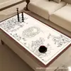 Toalha de Mesa para Jantar Vintage, Jogo Americano de Couro, Lavagem Gratuita, Impermeável, Anti-Escaldante, Protetor de Mesa, Toalha de Mesa Especial para Mesa de Centro Moderna Avançada