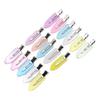 Venda direta cor doce diy creme gel material para presilha de cabelo presilha de cabelo sem costura desenho animado glitter transparente acessórios Acessórios Atacado