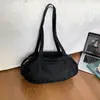 Bolsa de axila de gran capacidad para mujer 2026 Verano Nueva Bolsa de lona con estrella Bolso simple de hombro tipo almohada Nicho Versátil