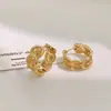 Pendientes Circulares Geométricos Estilo Retro de Corte para Mujer Pendientes de Alto Lujo con Temperamento 2026 Nuevos Brazaletes para Oreja Adornos para Orejas